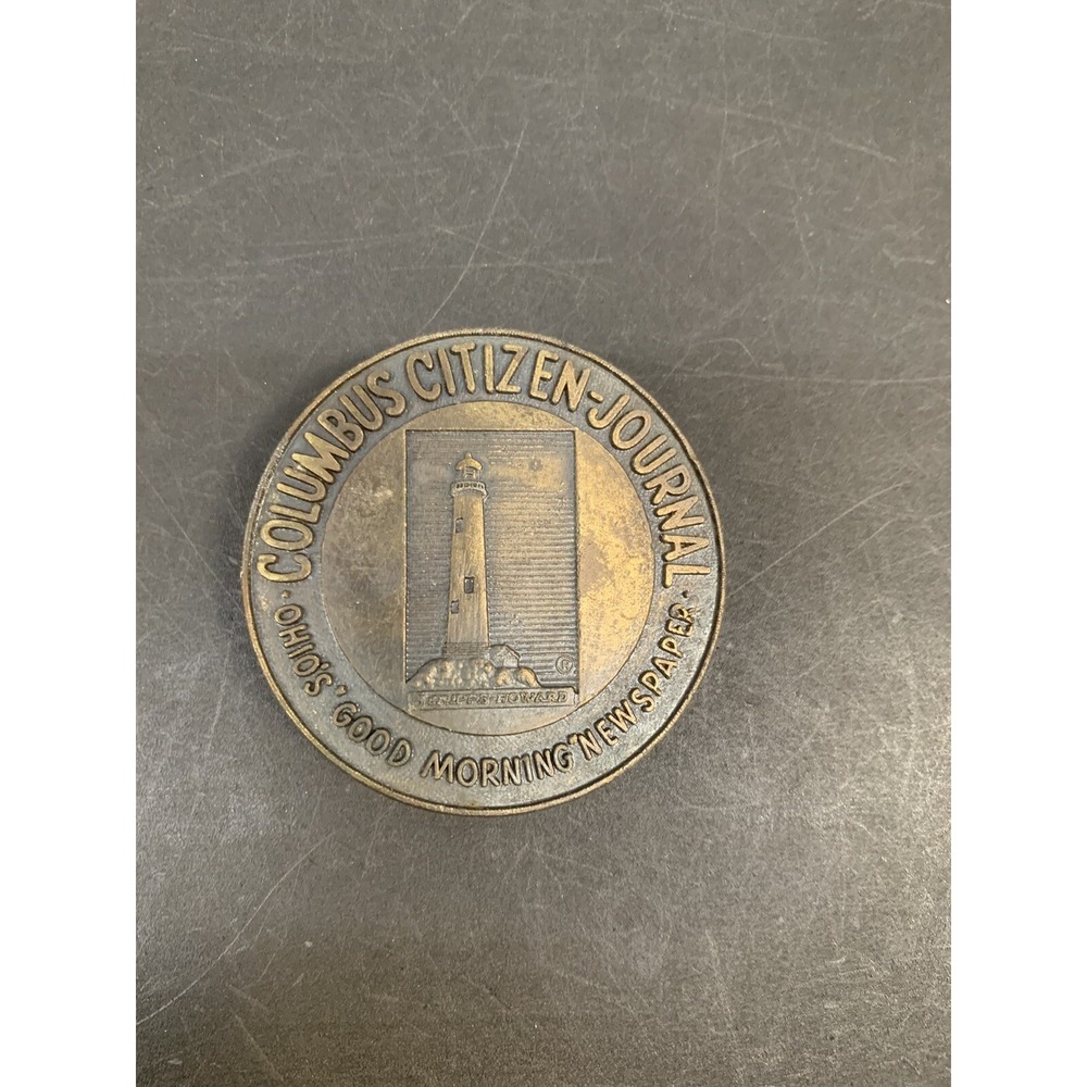 Columbus Citizen Journal Vintage Belt Buckle